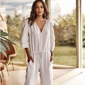 Velvet Dionne Linen Jumpsuit Size S